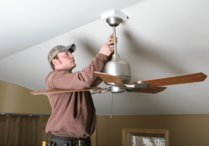 Virtue Heating Air Conditioning Guy Installing Ceiling Fan Ceiling Fan Airflow Blog